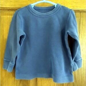 Baby Gap Size 2 Long Sleeve Blue Shirt